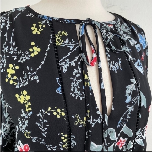 PARKER Floral Peasant Long Sleeve Dress size M - Picture 4 of 12